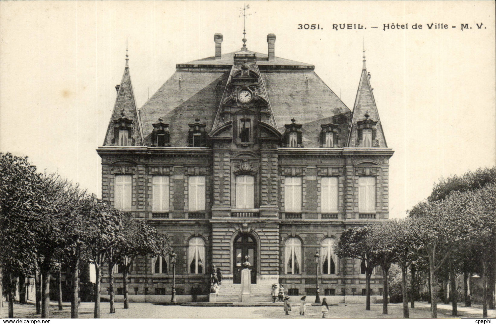 CPA Rueil malmaison Hotel de ville