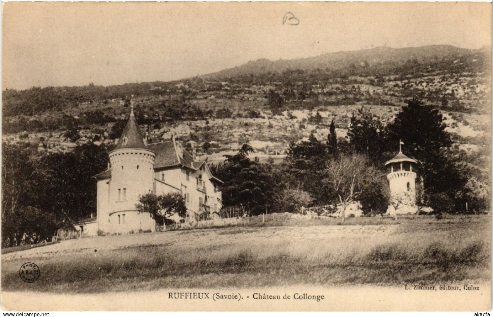 CPA RUFFIEUX - Chateau de Collonge (438978)