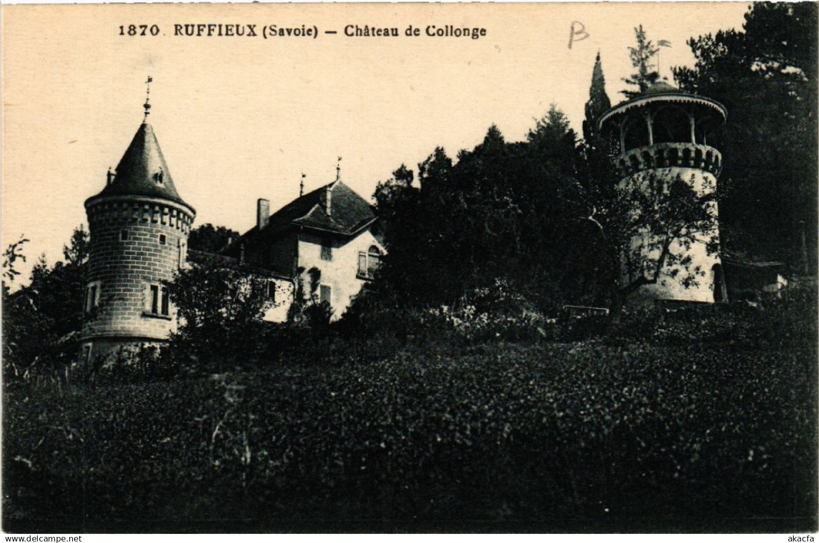 CPA RUFFIEUX - Chateau de Collonge (438980)