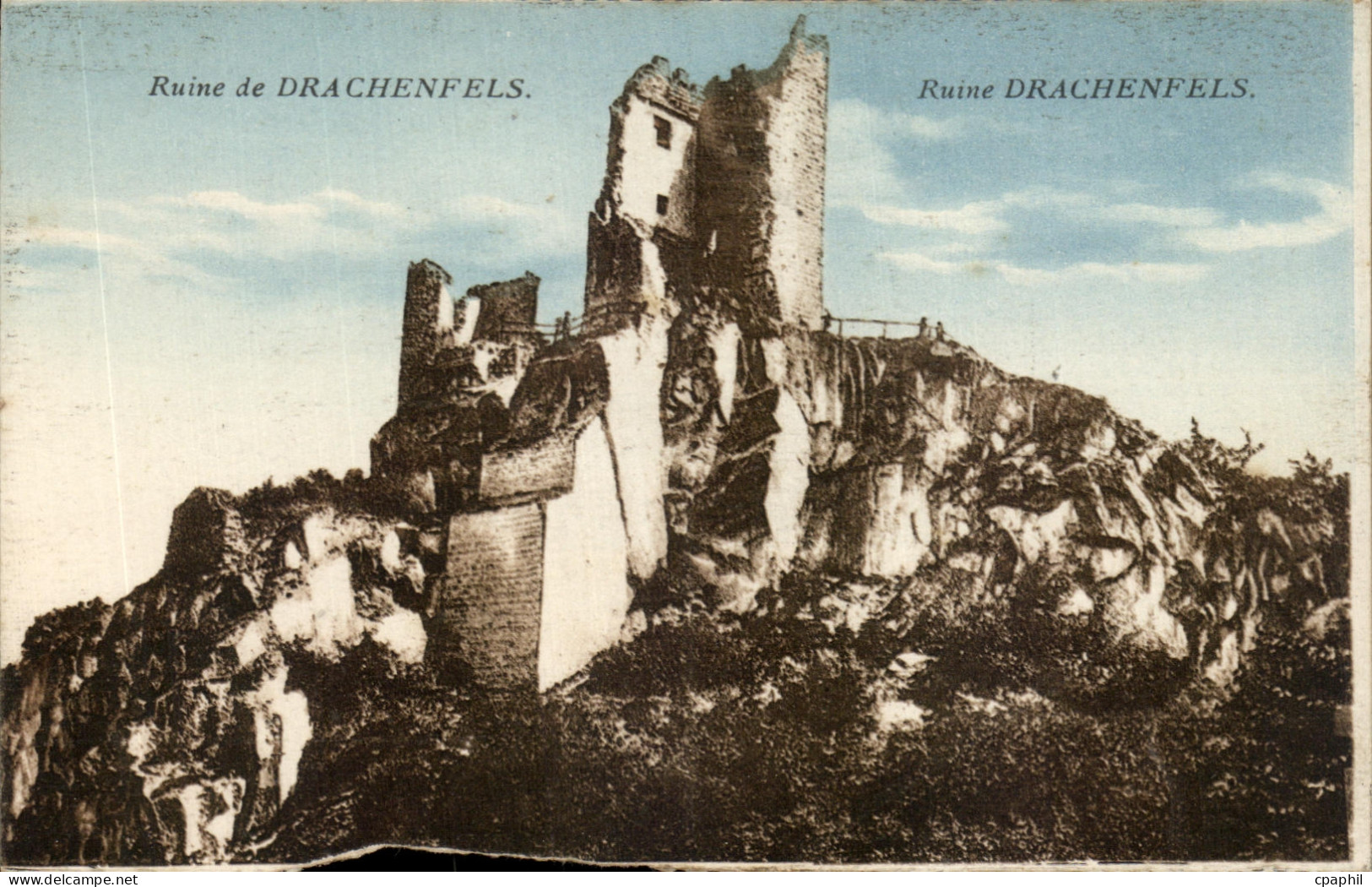 CPA Ruine de drachenfels Ruine Drachenfels