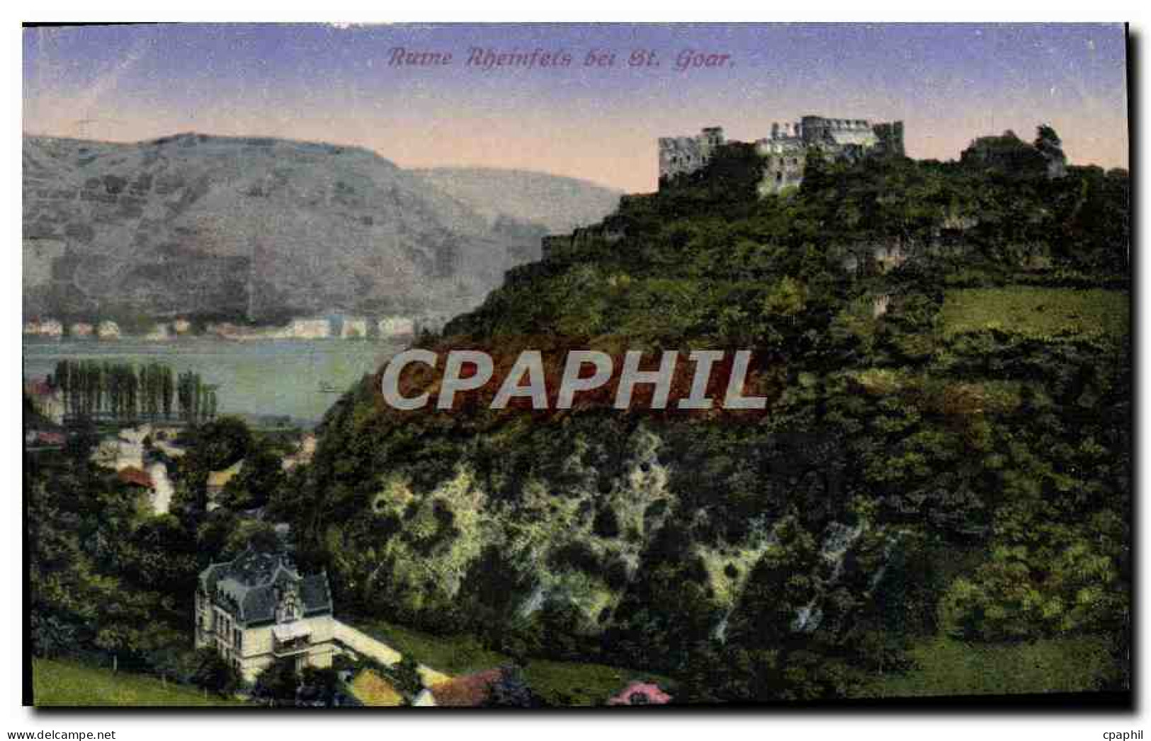 CPA Ruine Rheinfels bei St Goar