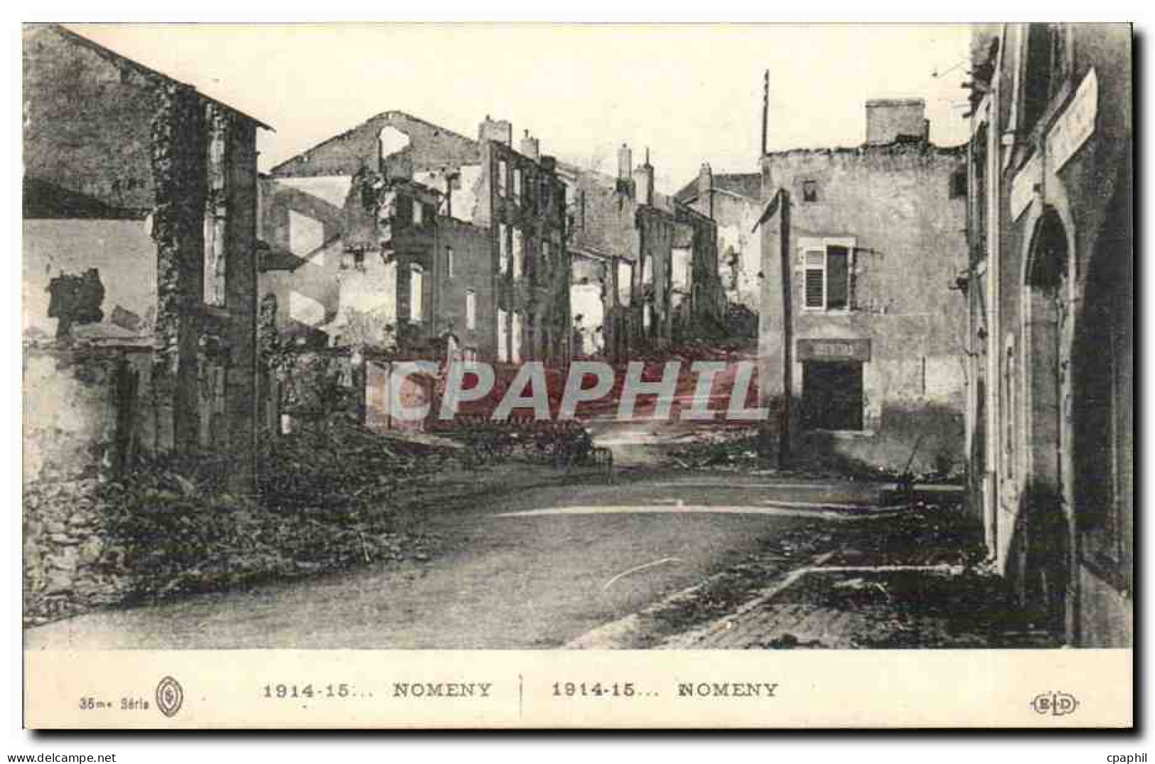 CPA Ruines de Nomeny