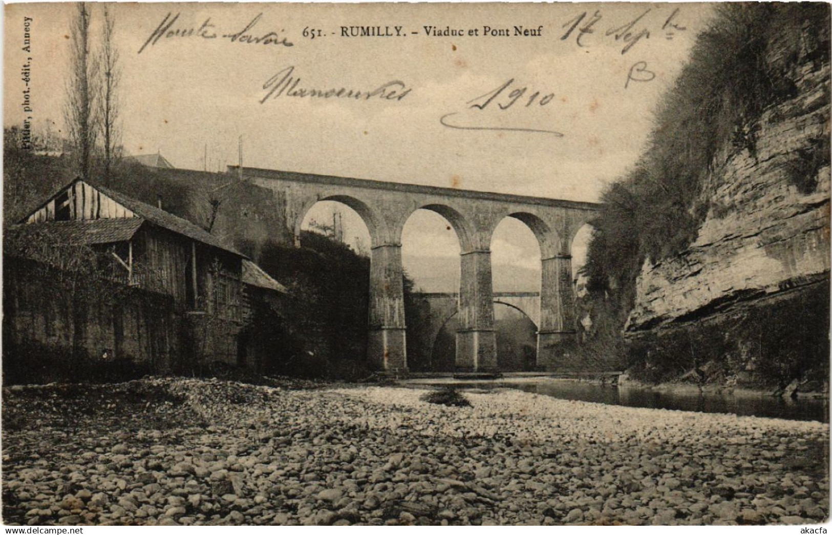 CPA RUMILLY - Viaduc et PONT-Heuf (439632)
