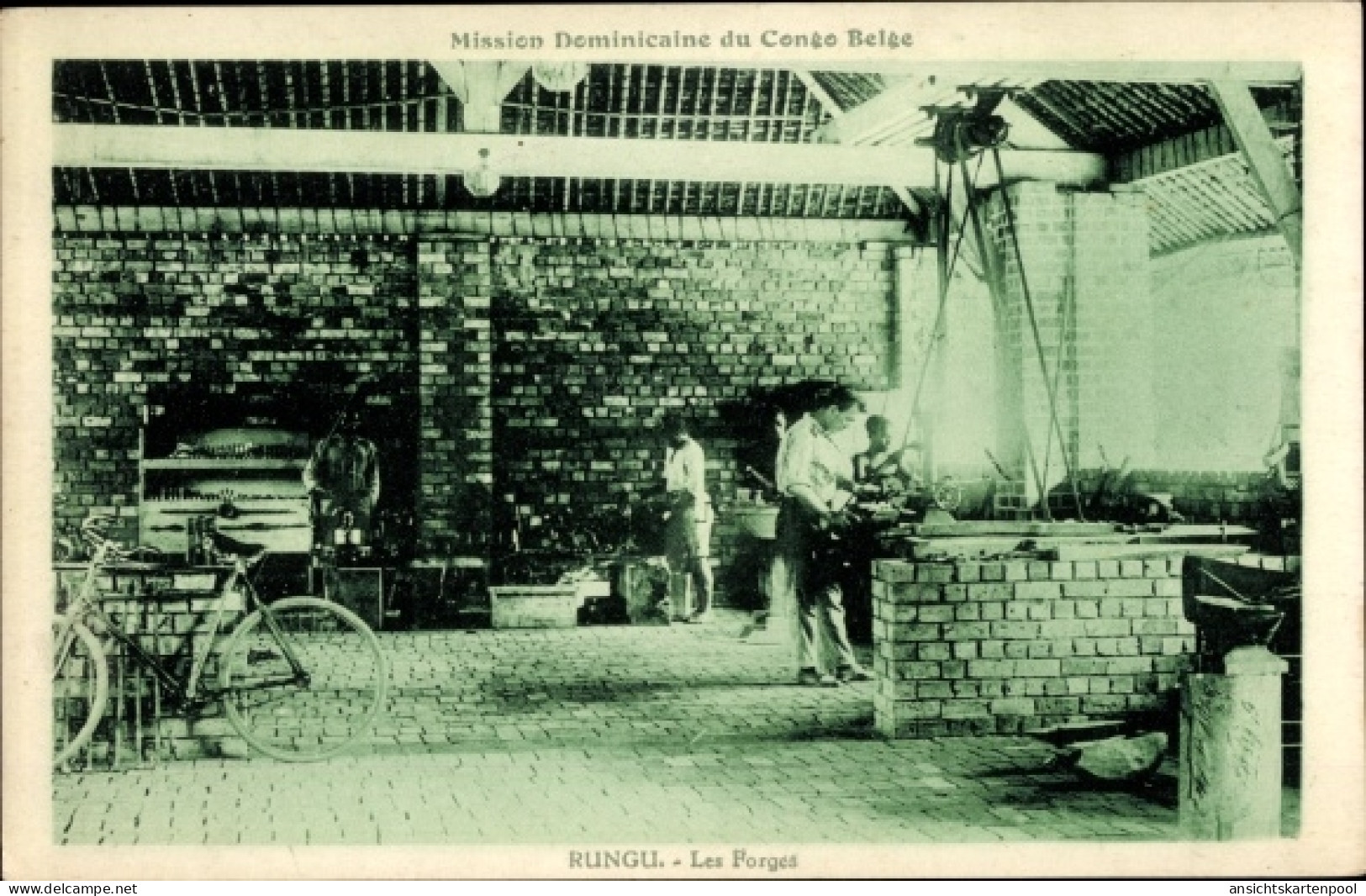 CPA Rungu Französisch Kongo, Les Forges