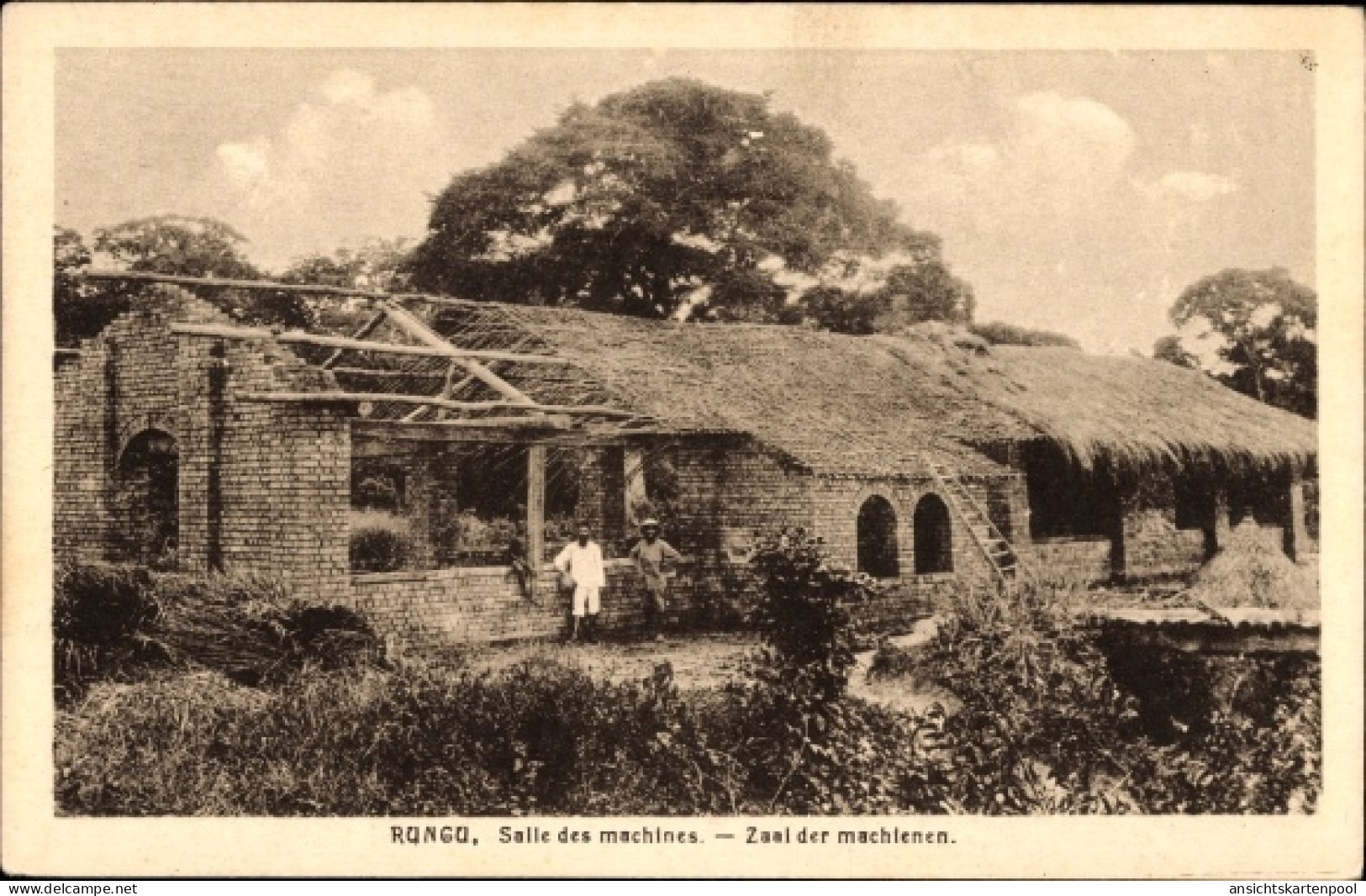 CPA Rungu Französisch-Kongo, Maschinenraum