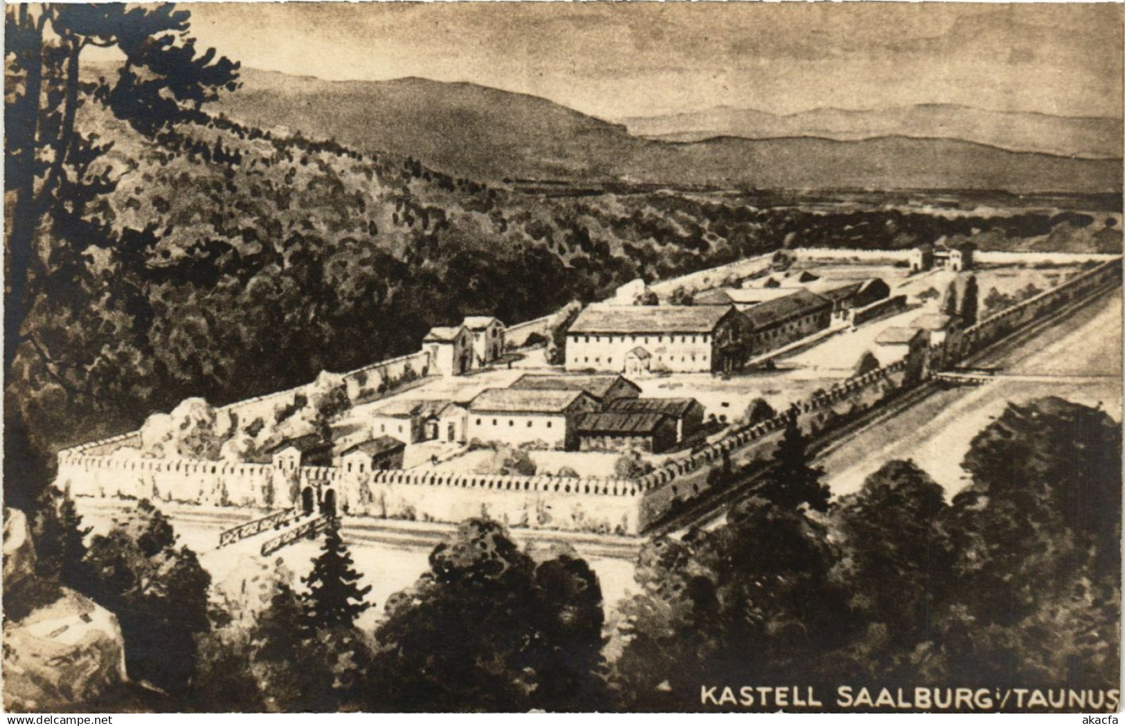 CPA Saalburg Kastell Saalburg GERMANY (931460)