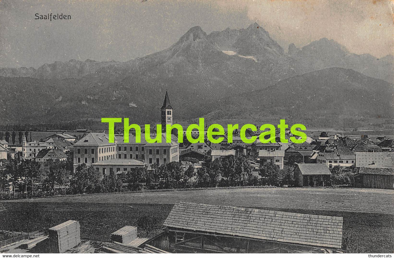 CPA SAALFELDEN PANORAMA