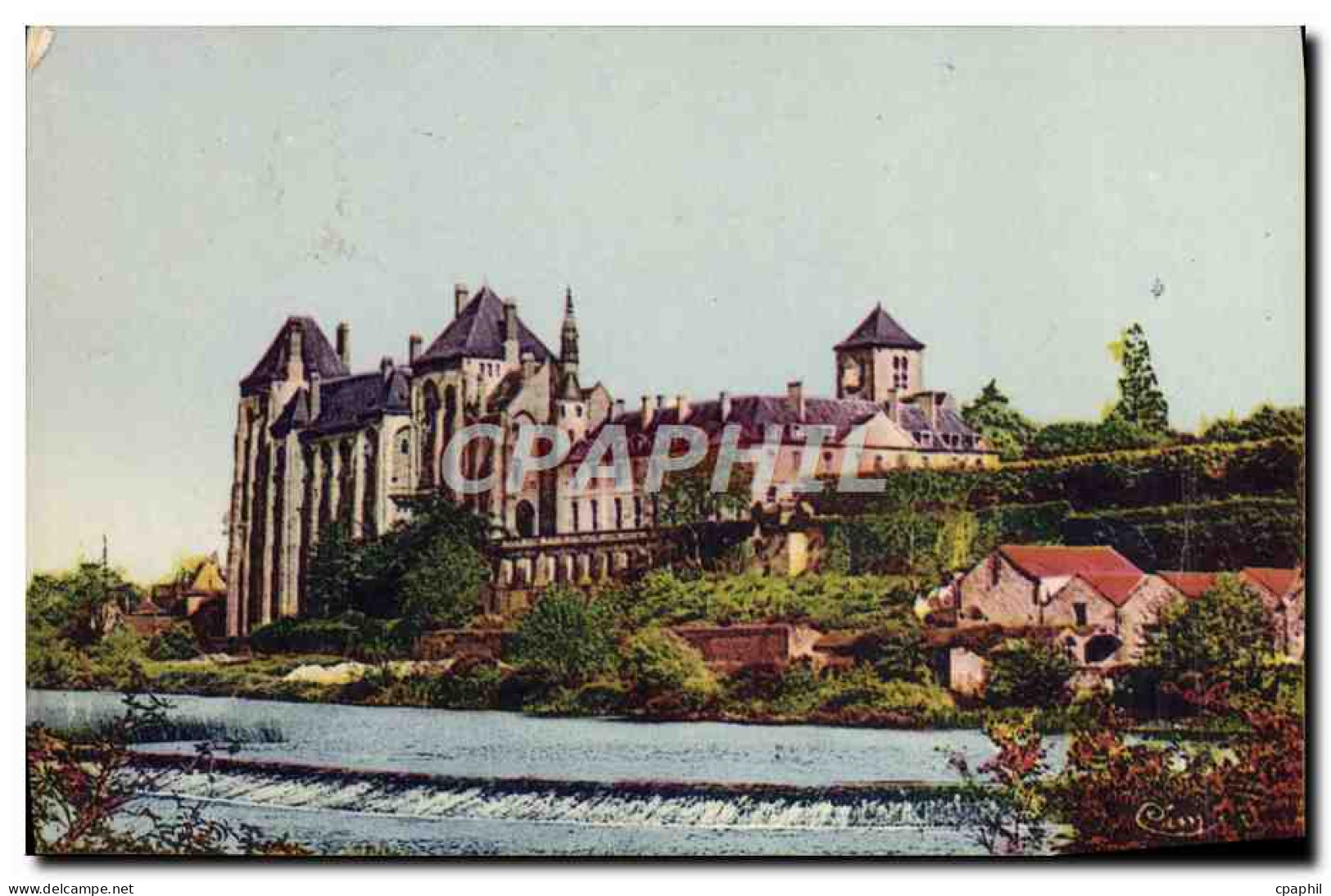 CPA Sable Solesmes L'abbaye