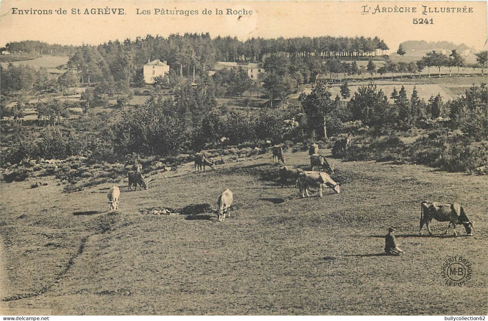 CPA Saint-Agrève - environs  07/37