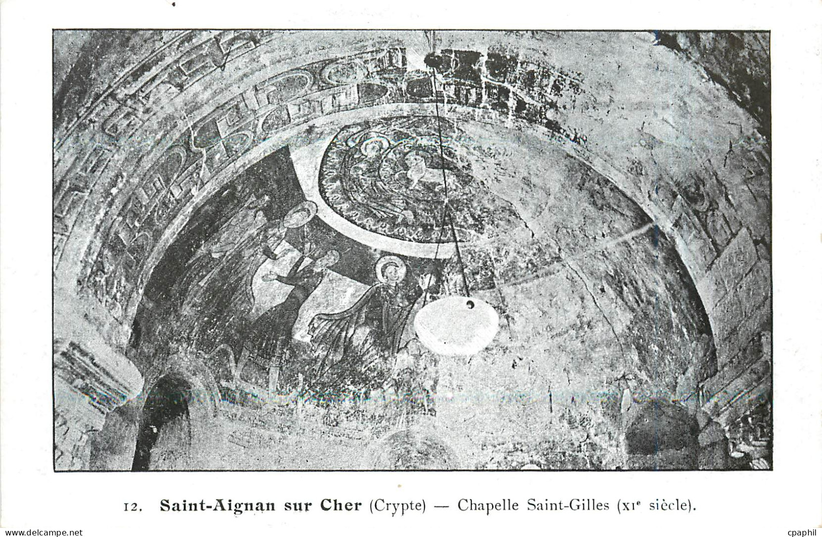 CPA Saint Aignan sur Cher Crypte Chapelle Saint Gilles