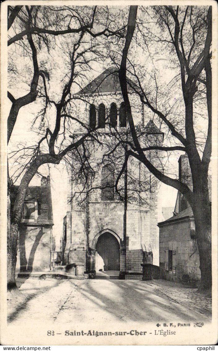 CPA Saint Aignan sur Cher L eglise
