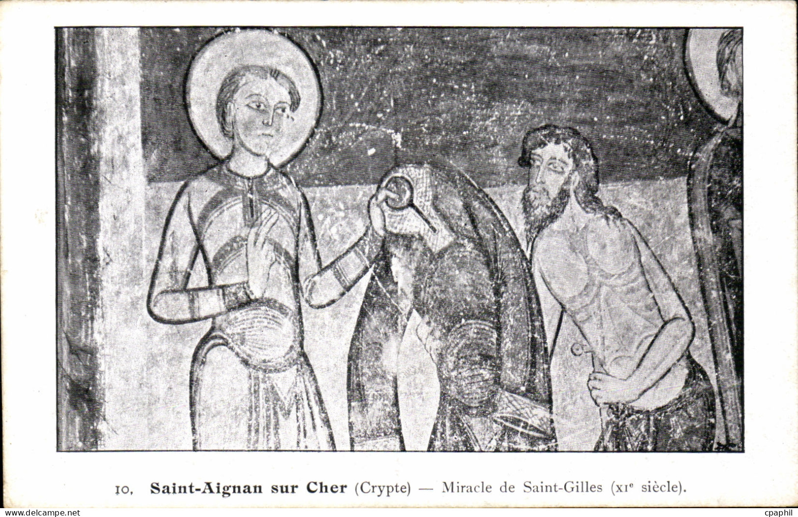 CPA Saint Aignan sur Cher Miracle de Saint Gilles