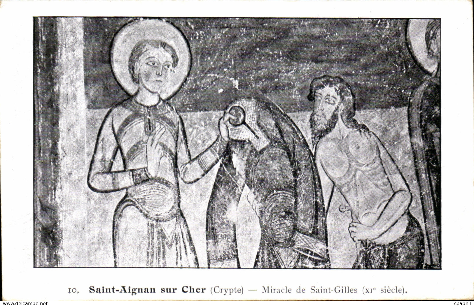 CPA Saint Aignan sur Cher Miracle de Saint Gilles (11eme)