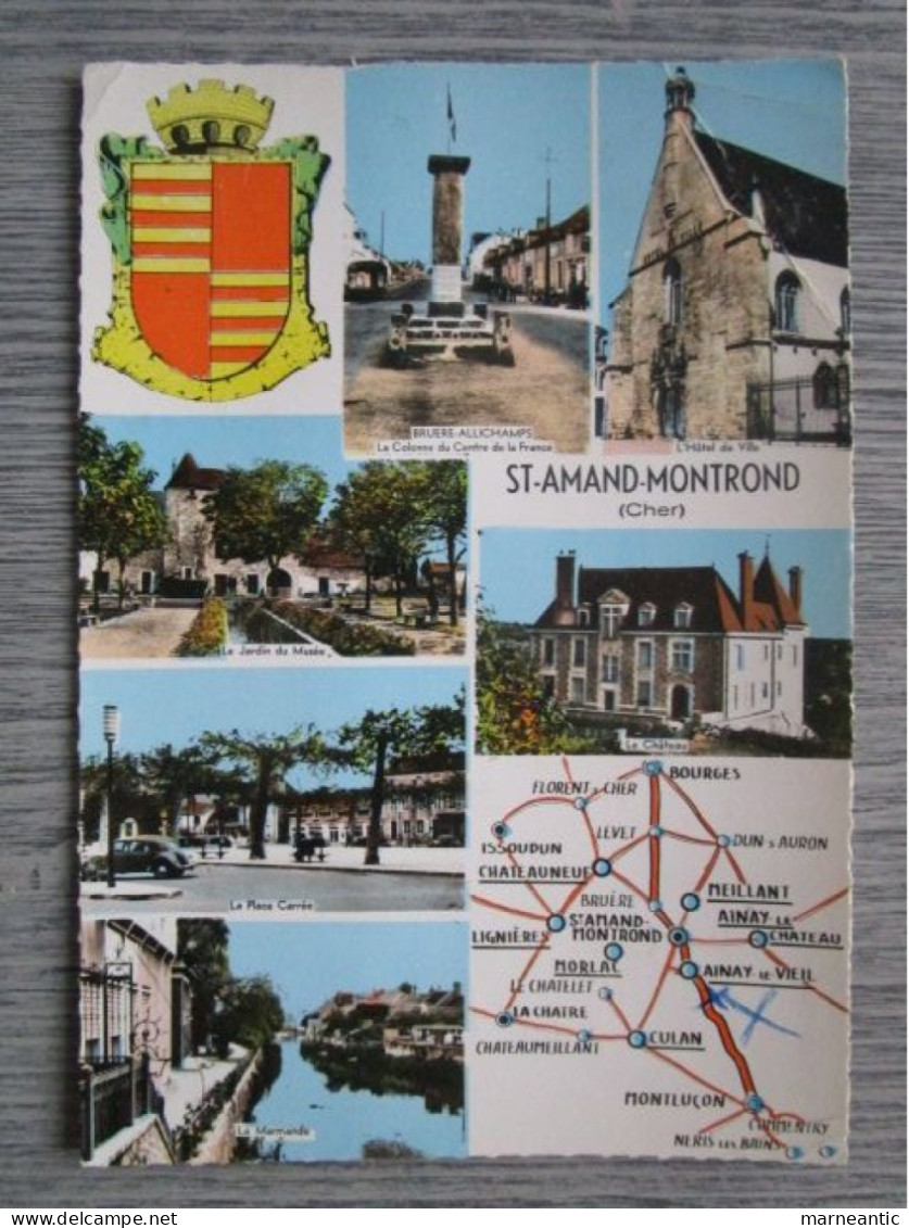 Cpa Saint Amand Montrond (18) multivues
