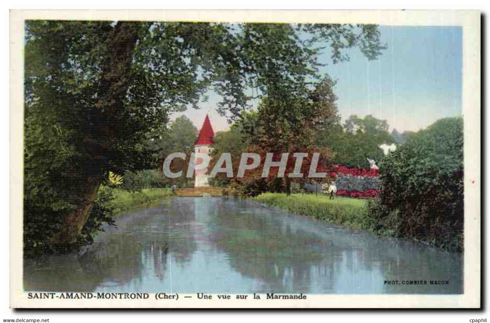 CPA Saint Amand Montrond Une vue sur la Marmande