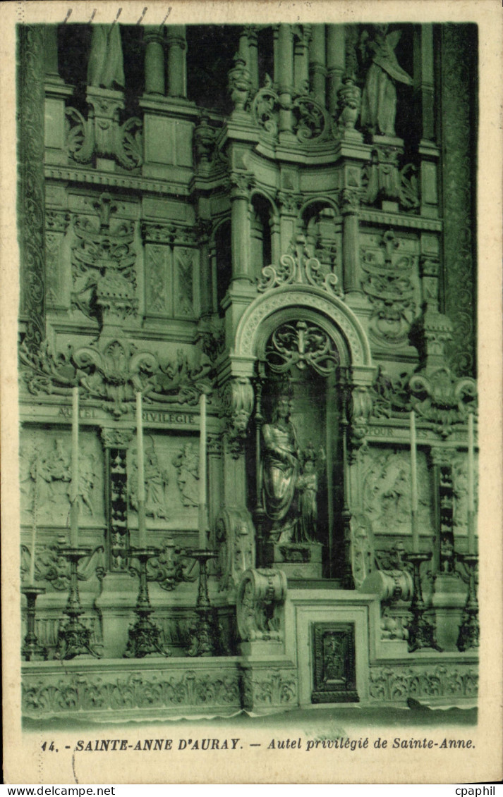 CPA Saint Anne D'Auray Autel privilegie de Sainte Anne