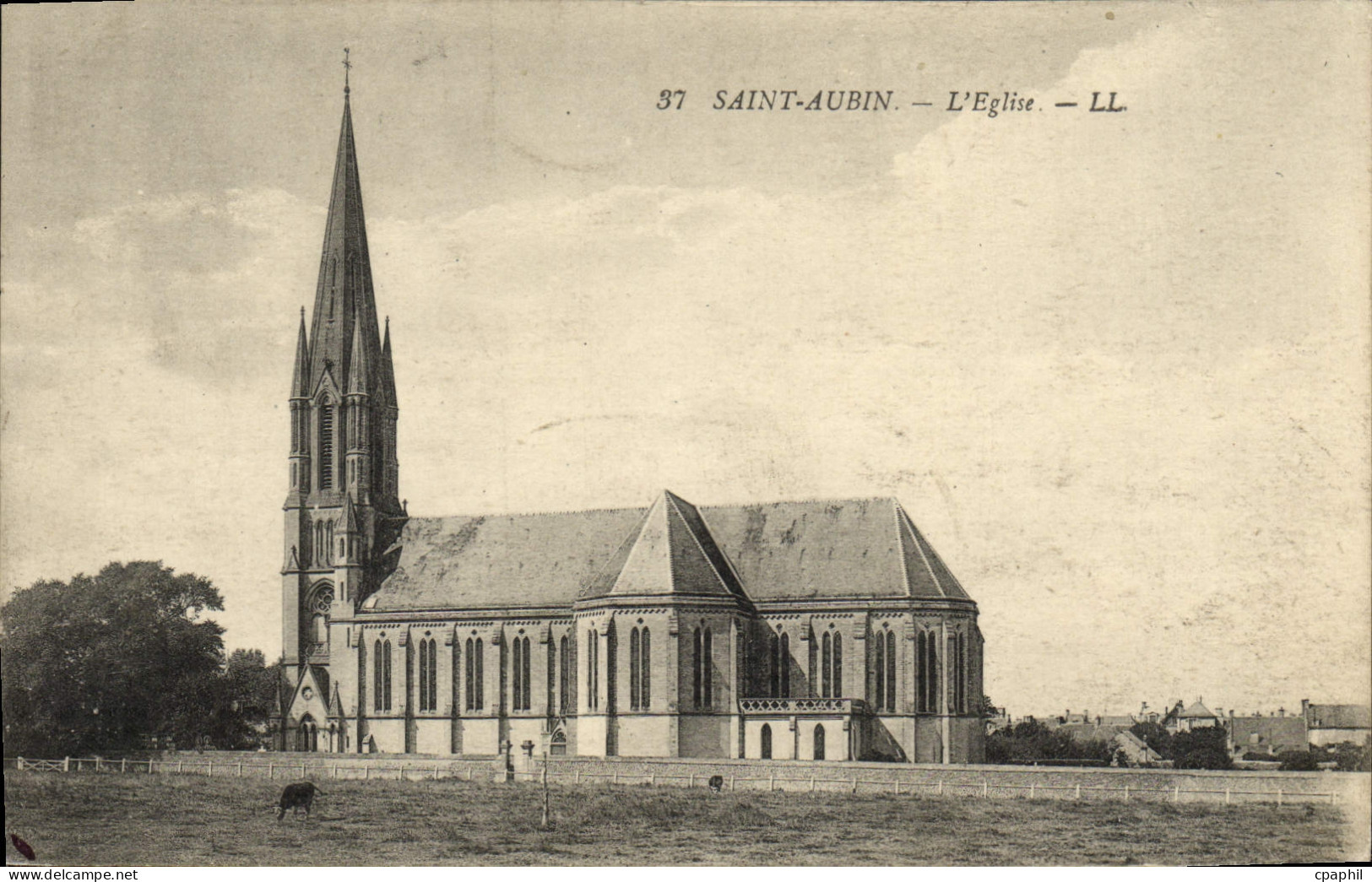 CPA Saint Aubin L'Eglise