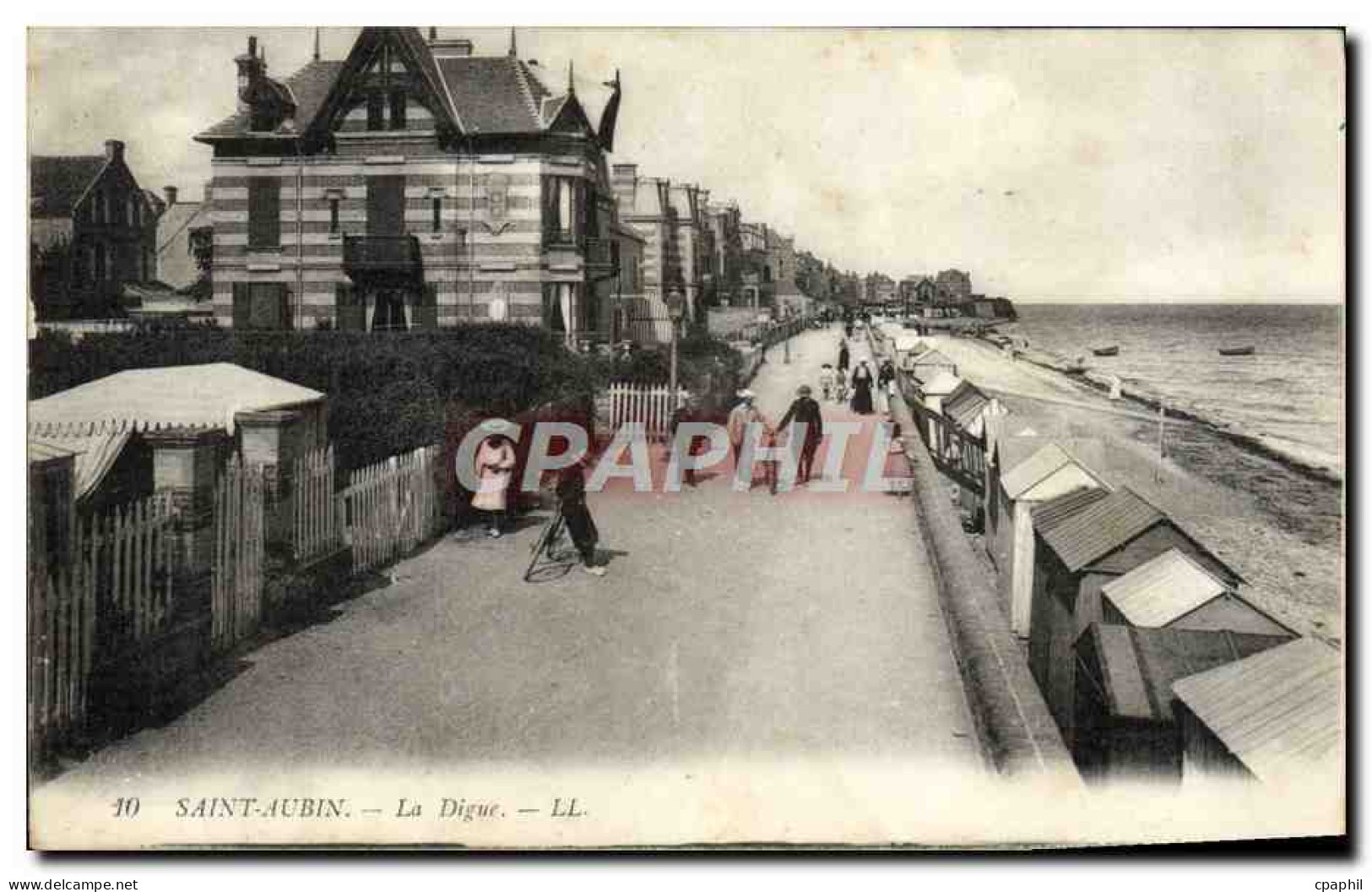 CPA Saint Aubin La Digue