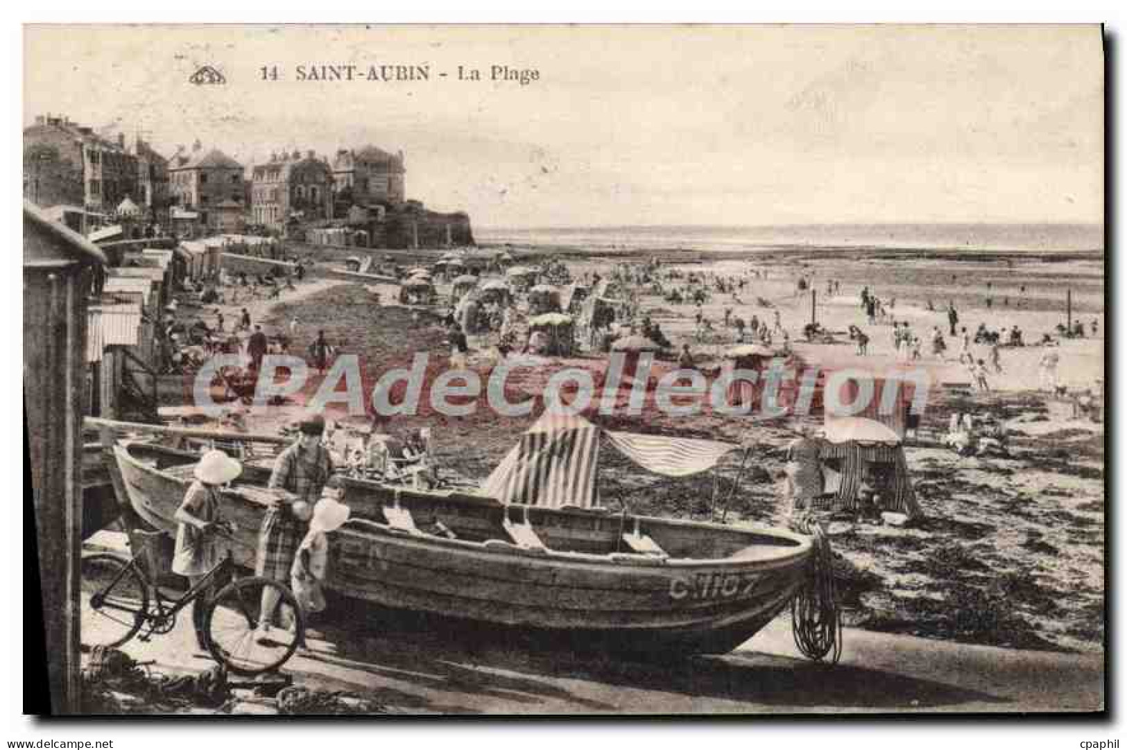 CPA Saint Aubin la plage