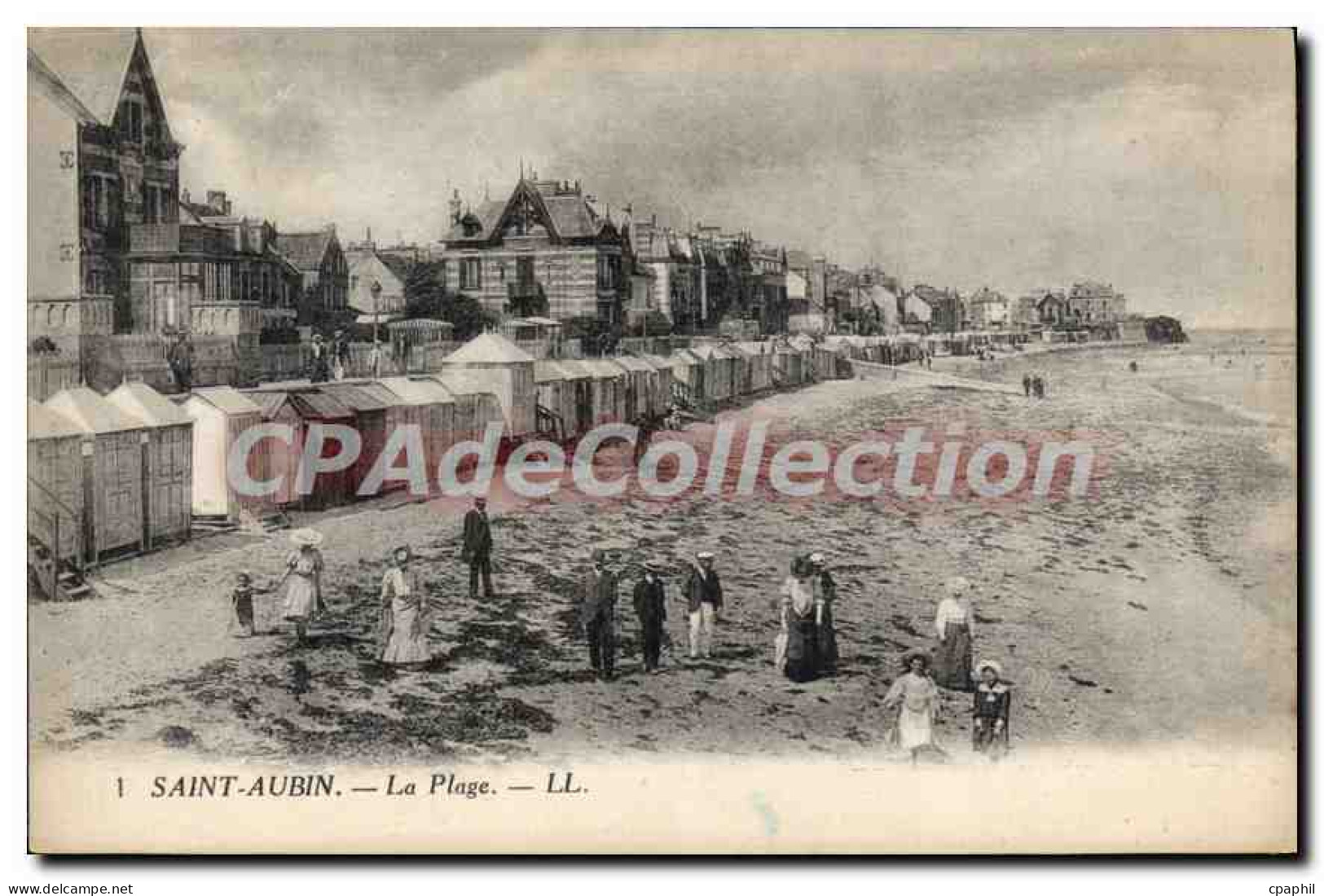 CPA Saint Aubin la Plage