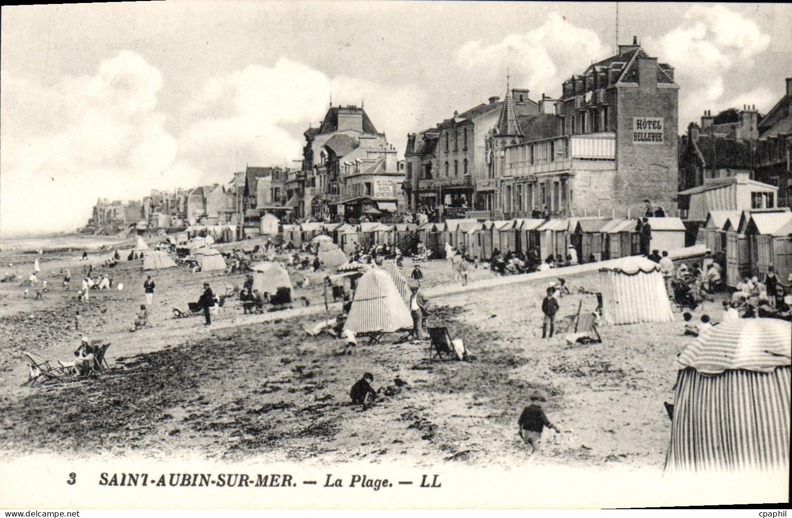 CPA Saint Aubin Sur Mer La Plage