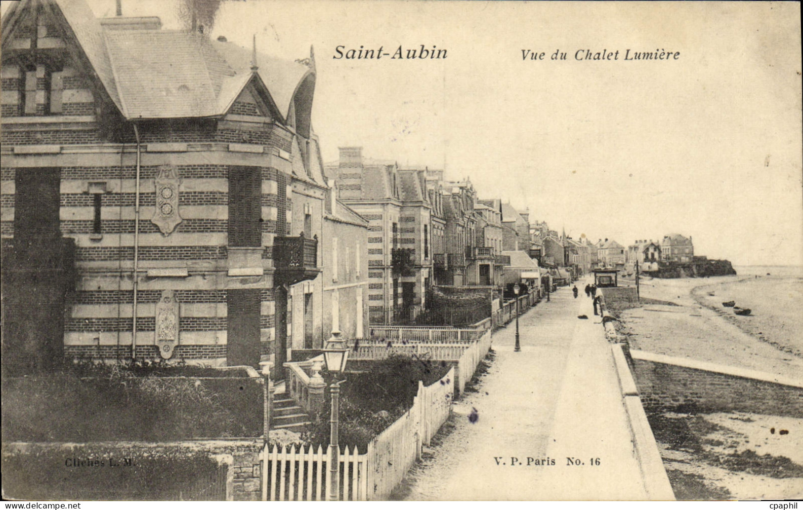CPA Saint Aubin Vue du Chalet Lumiere