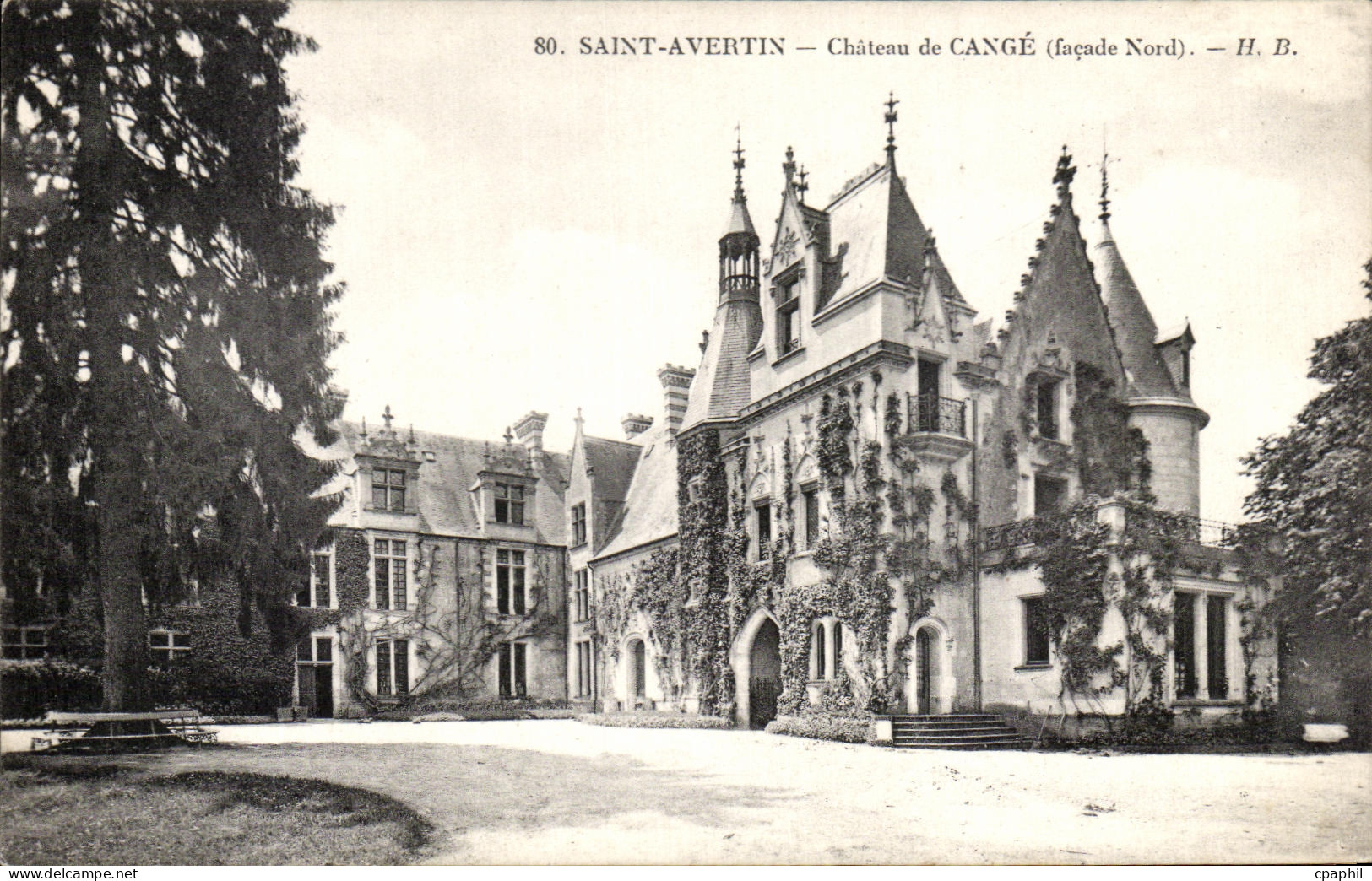 CPA Saint Avertin Chateau de Cange
