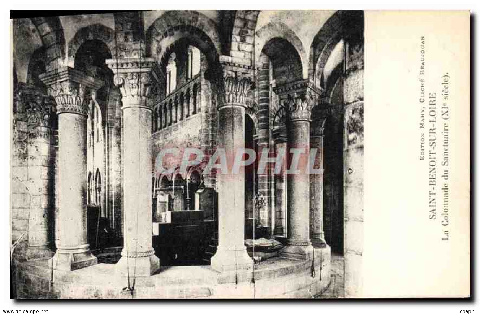 CPA Saint Benoit sur Loire La Colonnade du Sanctuaire XI siecle