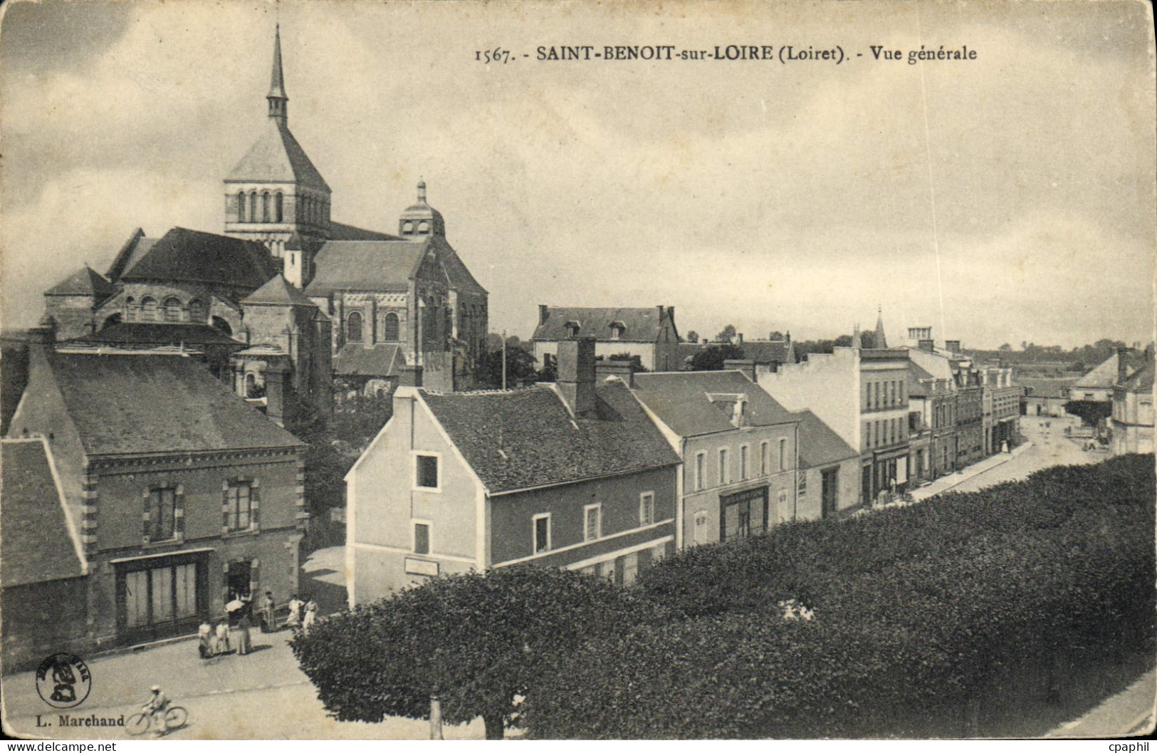 CPA Saint Benoit sur Loire Loiret Vue generale