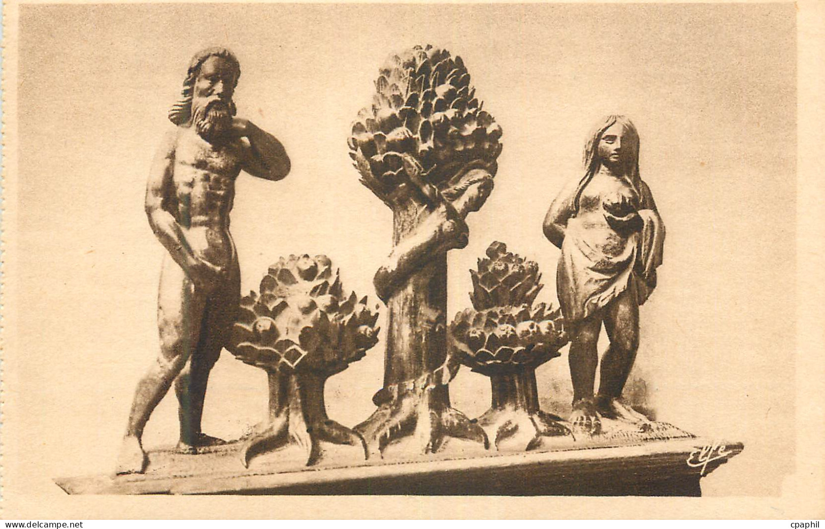 CPA Saint Bertrand de Comminges Adom et Eve