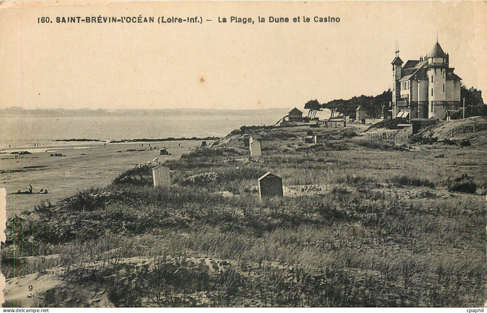 CPA Saint brevin l'ocean Loire inf  La plage l Dune et le casino