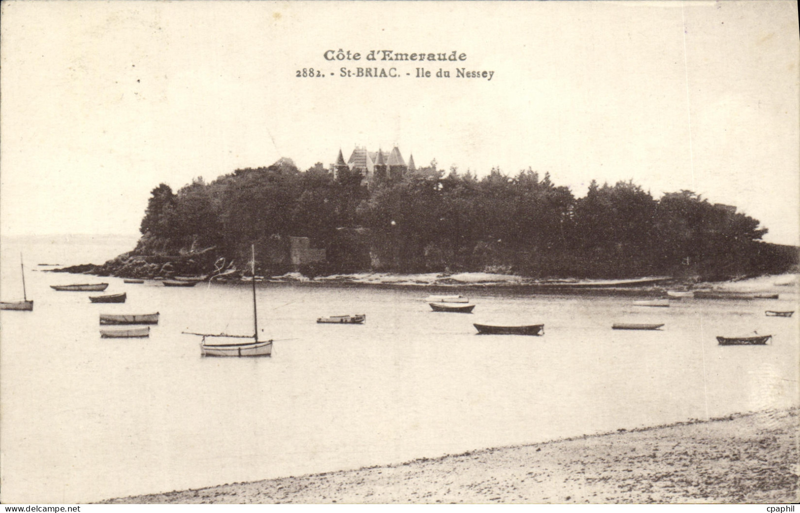 CPA Saint Briac Ile Du Nessey