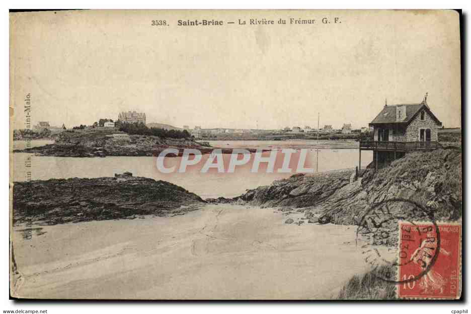 CPA Saint Briac La Riviere du Fremur