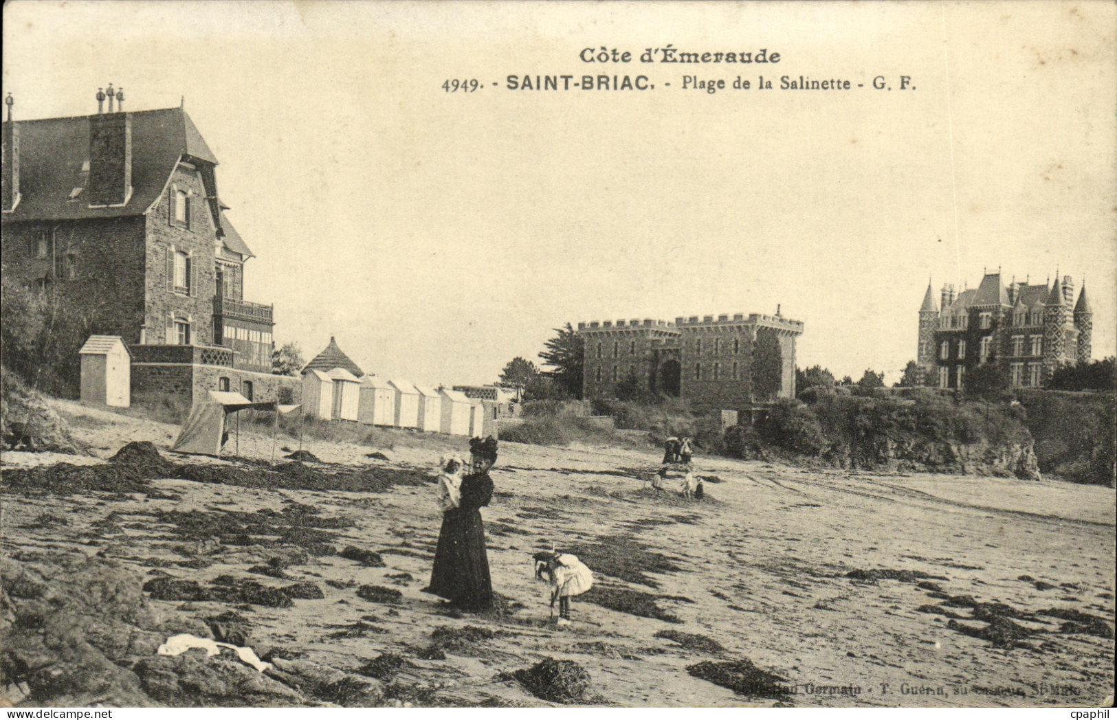 CPA Saint Briac Plage de la Salinette