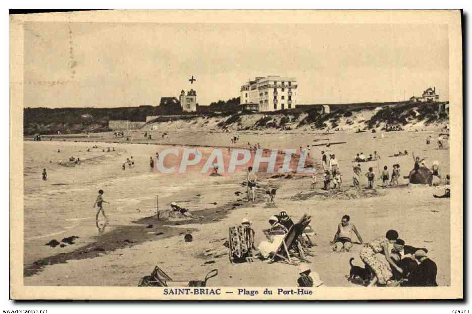 CPA Saint Briac Plage du Port Hue