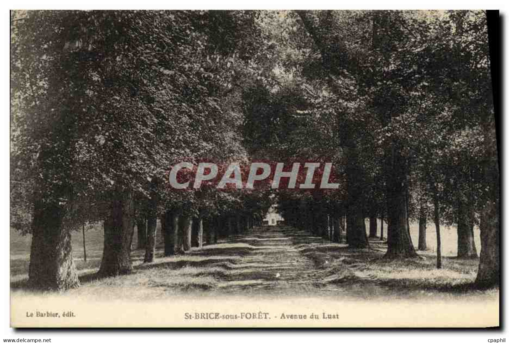 CPA Saint Brice Sous Foret Avenue du Luat