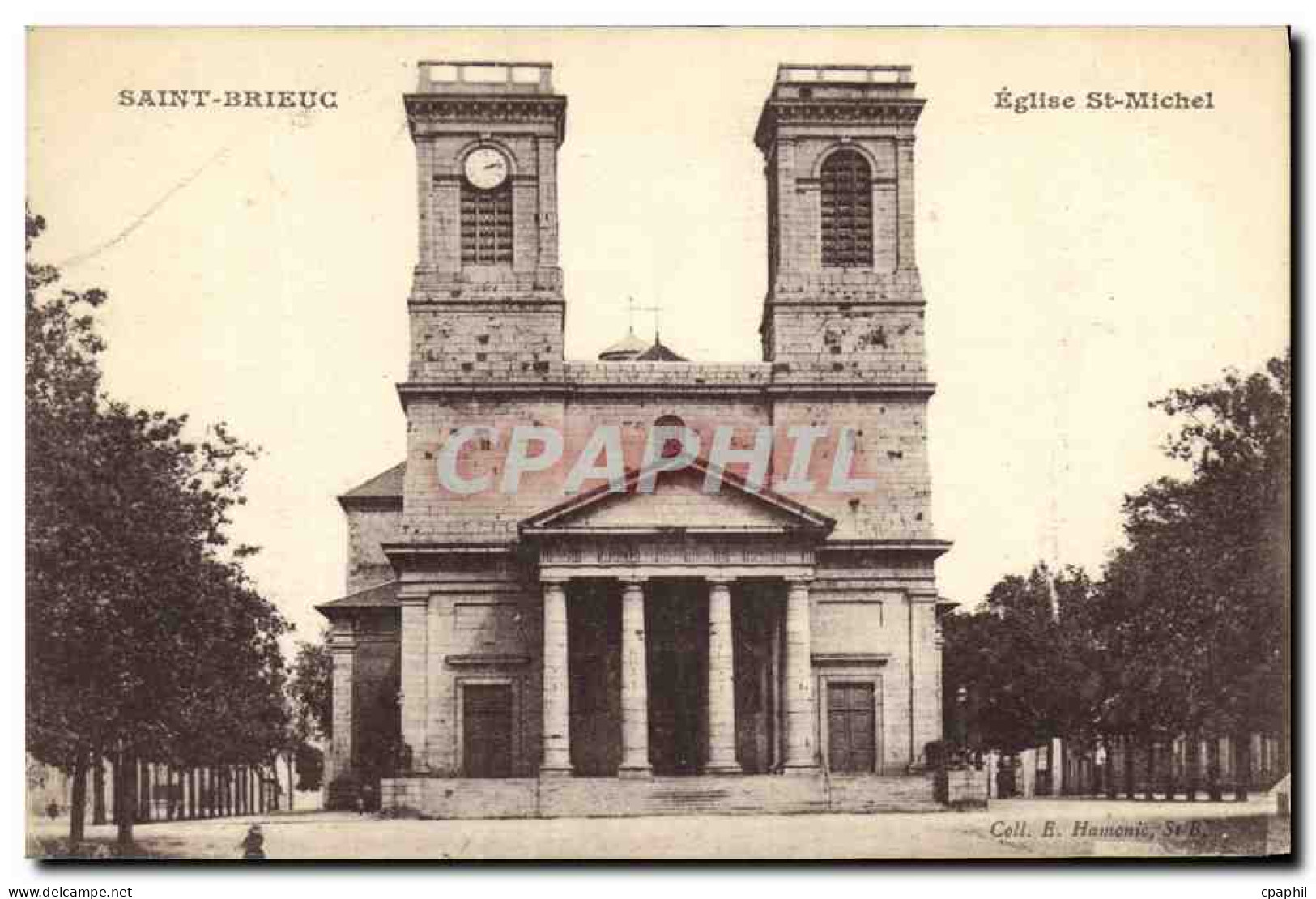 CPA Saint Brieuc Eglise St Michel