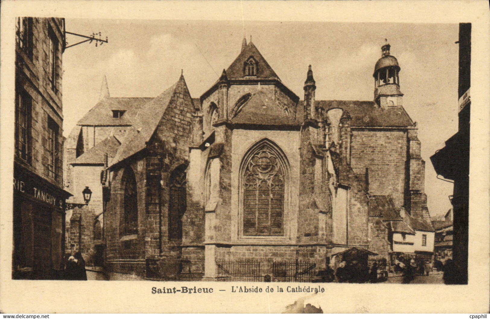 CPA Saint Brieuc L'Abside de la Cathedrale
