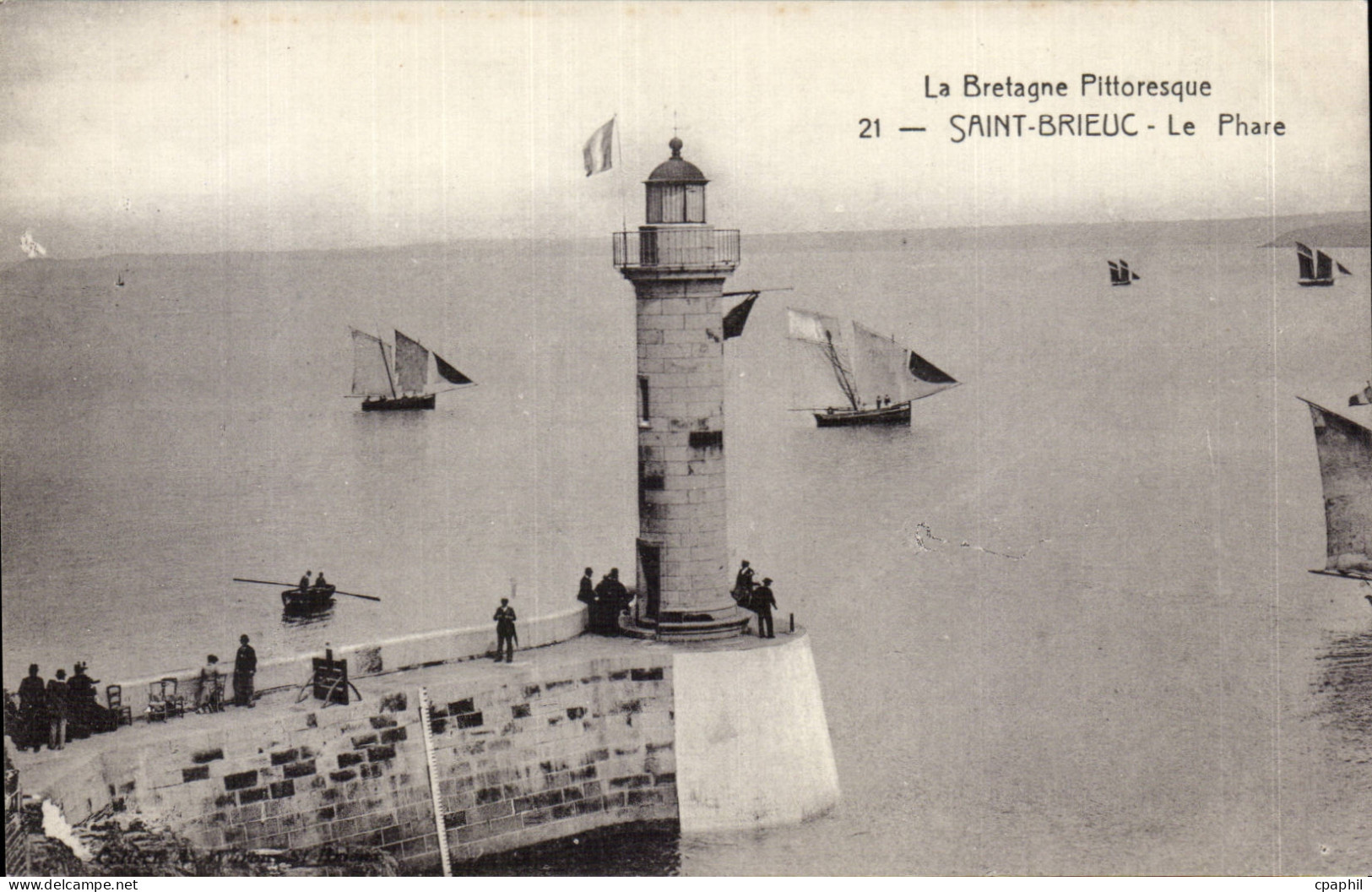 CPA Saint Brieuc Le phare Lighthouse