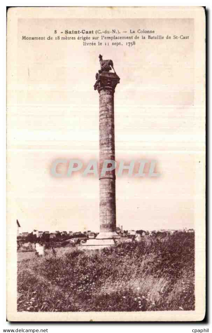 CPA Saint Cast La Colonne