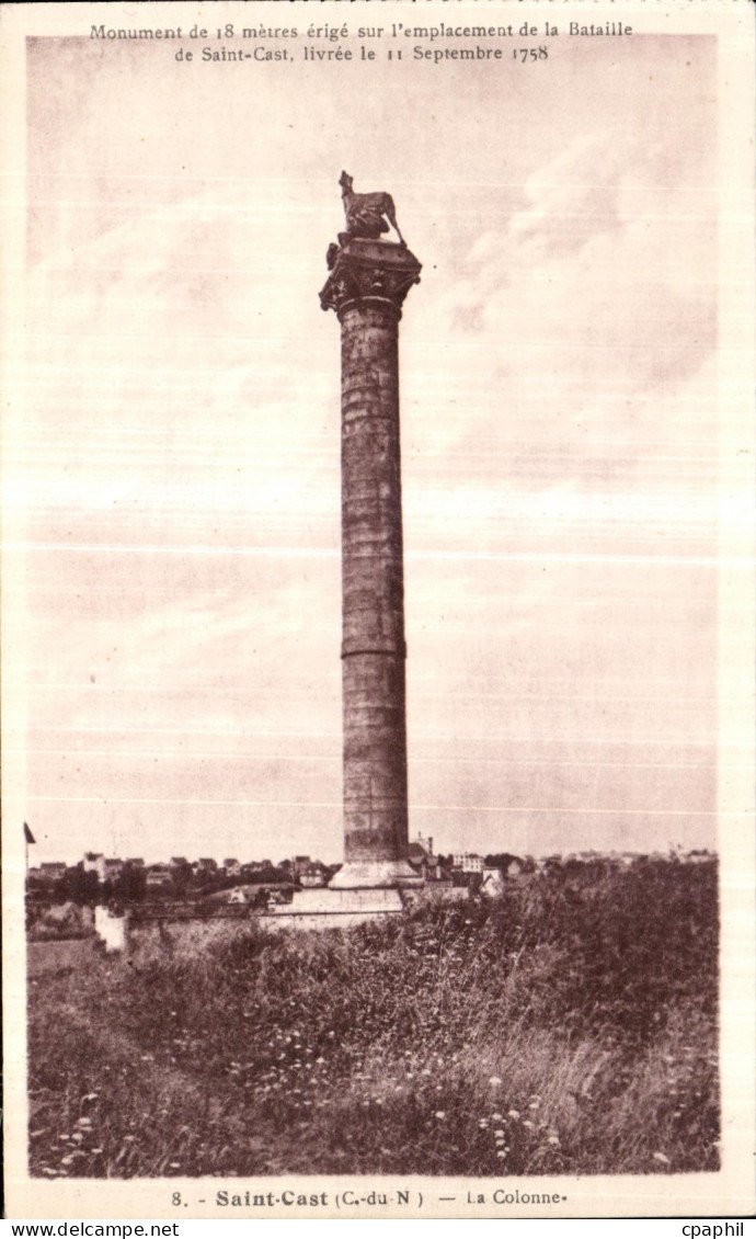 CPA Saint Cast La Colonne