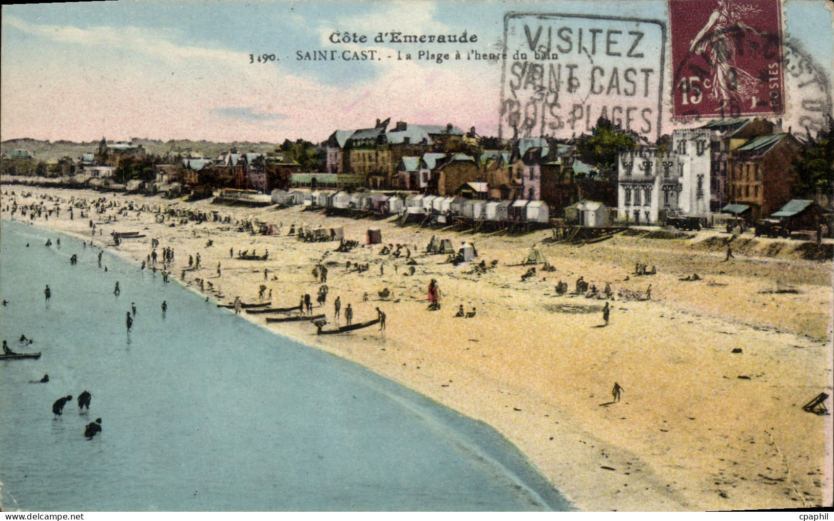 CPA Saint Cast La Plage