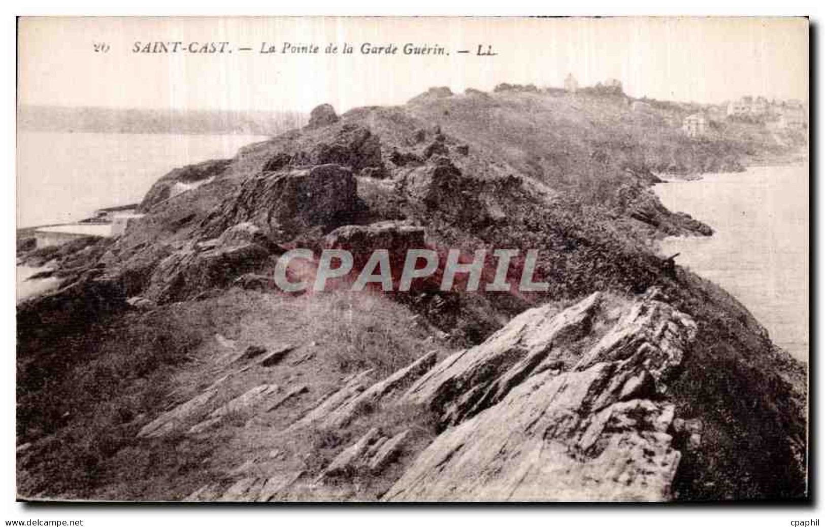 CPA Saint Cast La Pointe de la Garde Guerin