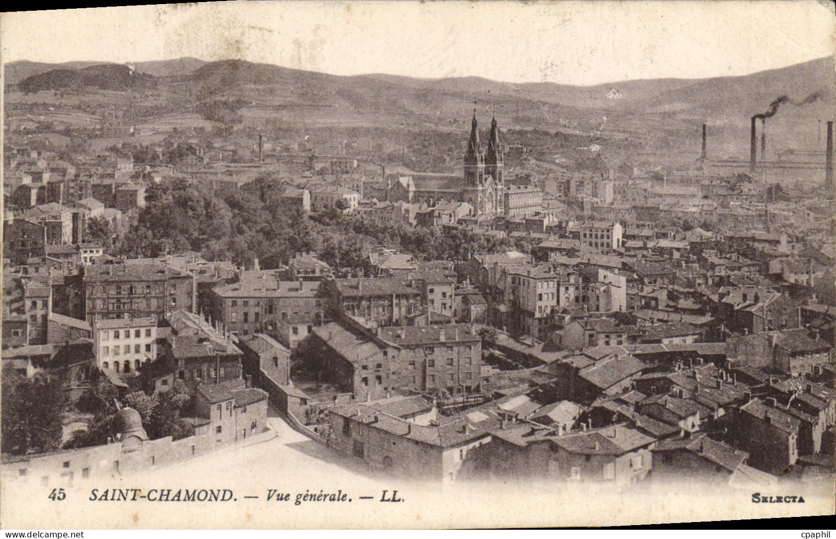 CPA Saint Chamond Vue Generale