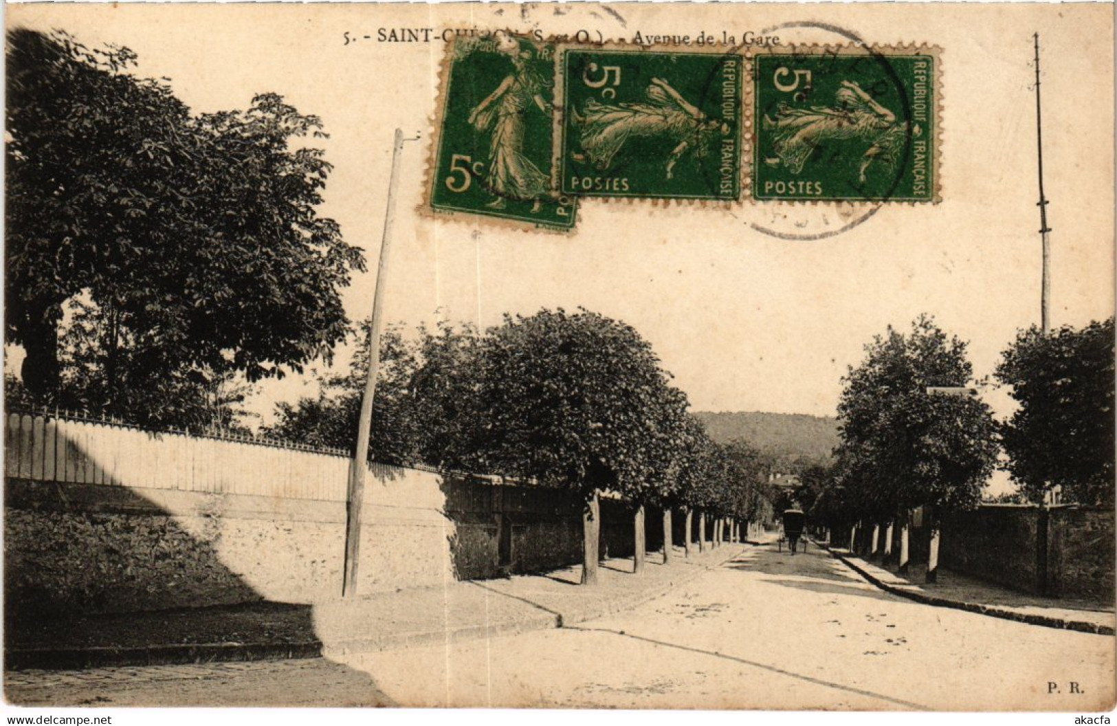 CPA SAINT-CHERON Avenue de la Gare (1354913)