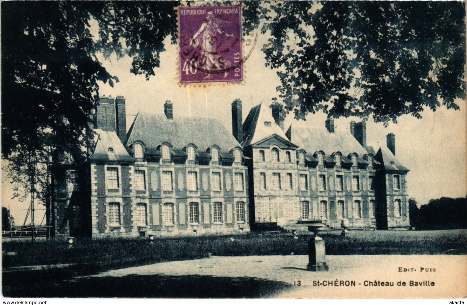 CPA SAINT-CHERON Chateau de Baville (1354908)