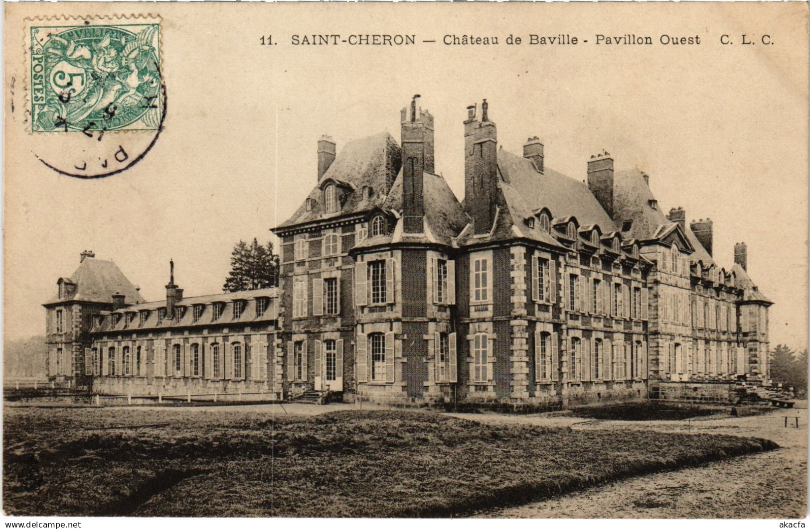 CPA Saint-Cheron Chateau de Baville, Pavillon Ouest FRANCE (1371809)