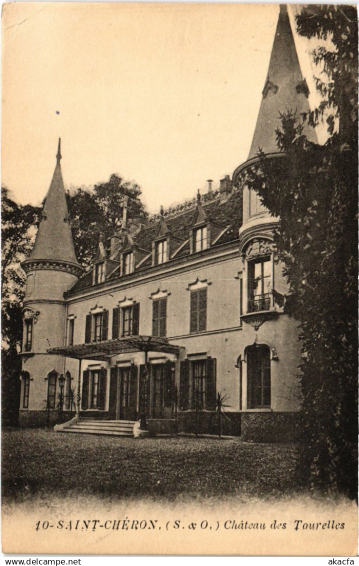 CPA SAINT-CHERON Chateau des Tourelles (1354898)