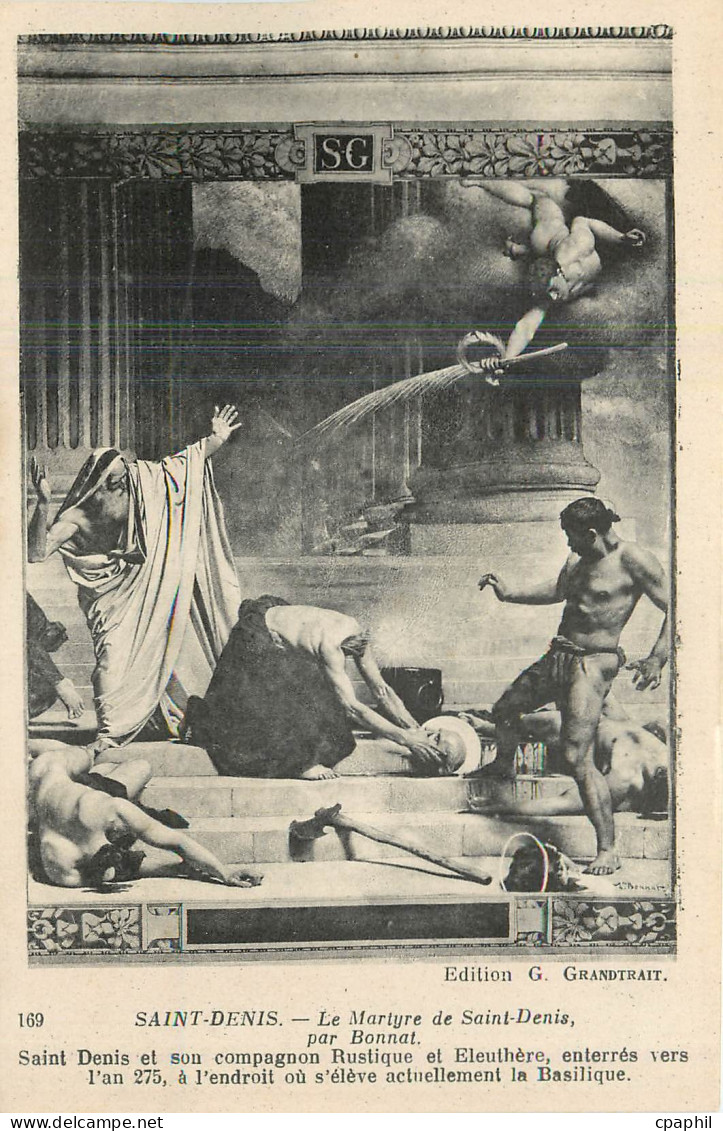 CPA Saint Denis la Martyre de Saint Denis par Bonnat