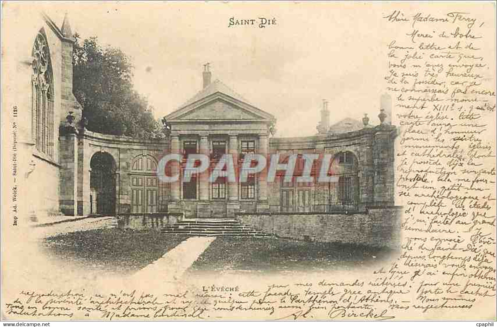CPA Saint Die L'Eveche
